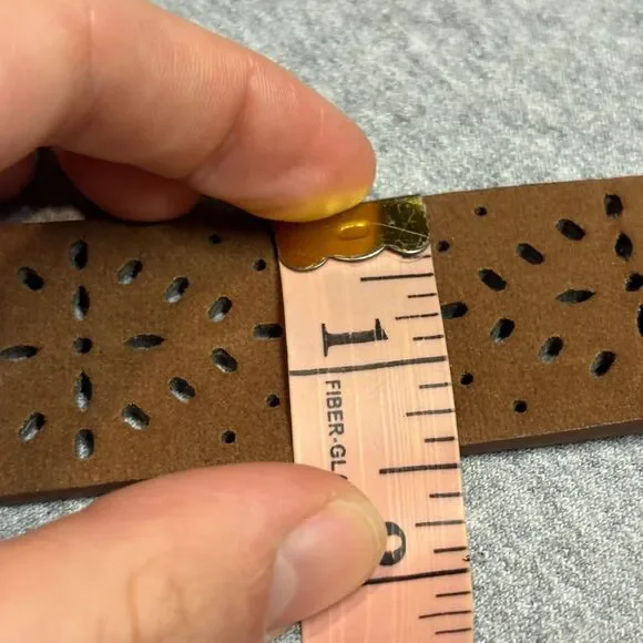 Boho Western Laser-Cut Belt - Picture 3 of 13